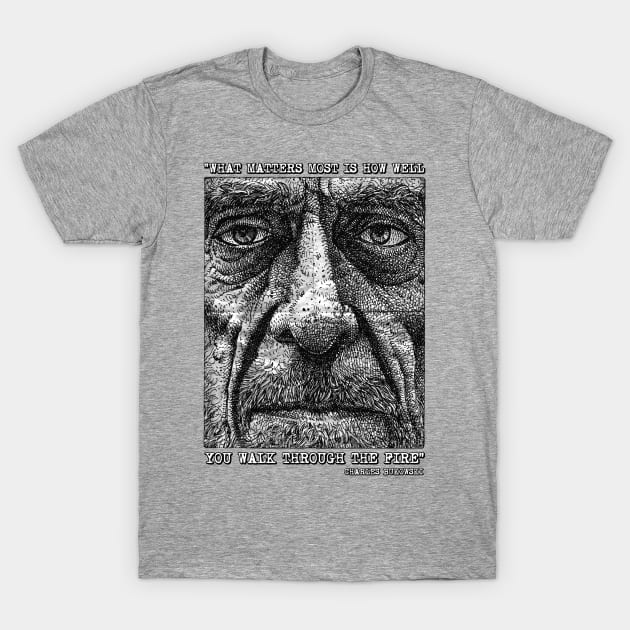 Bukowski T-Shirt by PeligroGraphics